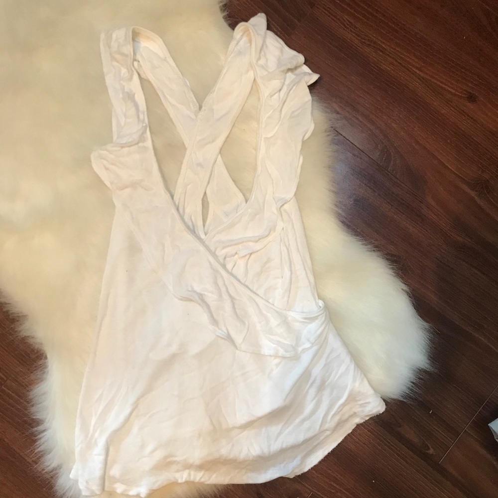 Free People Ruffle Front Tank